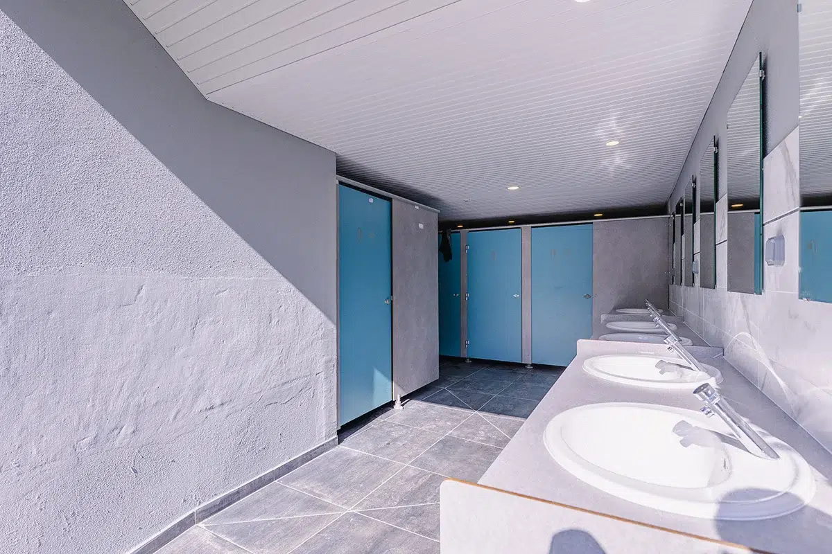 sanitary facilities camping sous le moulin